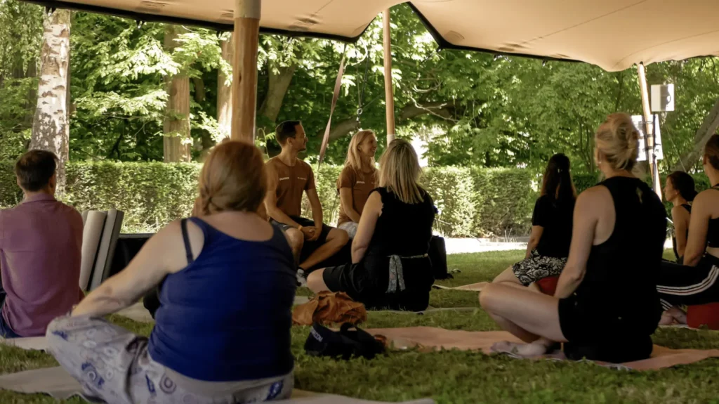 Yoga in de natuur